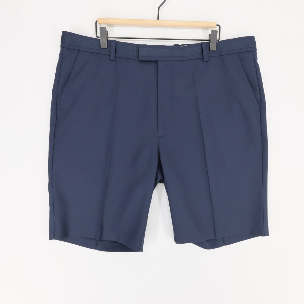 G Fore Club Shorts Mens 40 Navy Blue Golf Flat Front Performance Stretch